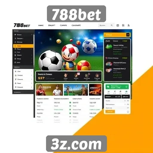 Interface e usabilidade do site 788bet